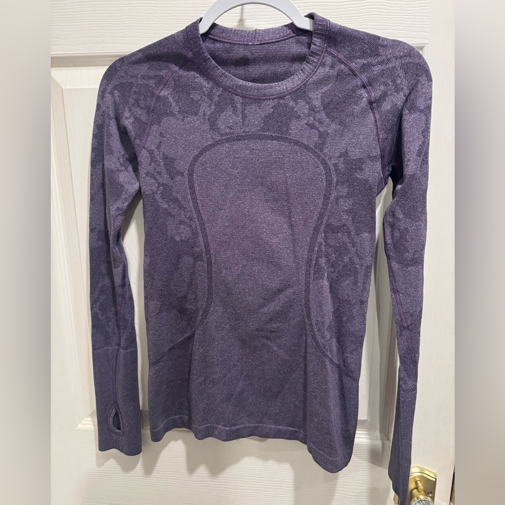 Lululemon Align Purple Camo Long-sleeve